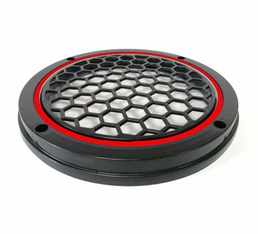 Ledli Hoparlör Kapağı 16 Cm Kırmızı